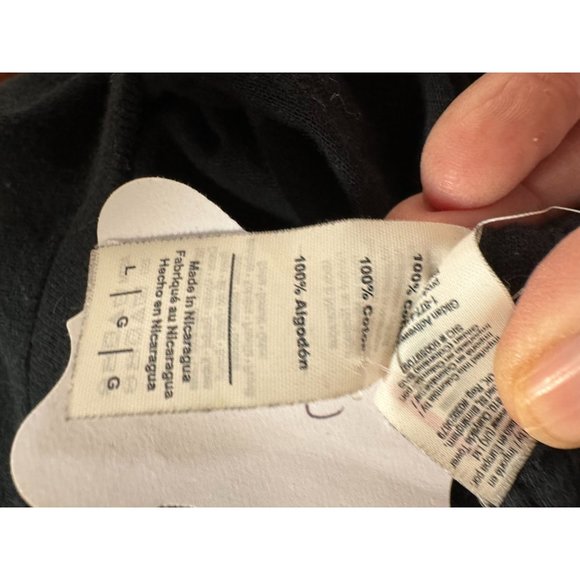 Anvil Ring Spun Bill Murray Santa Holiday TShirt Lg Black Cotton - Picture 15 of 16